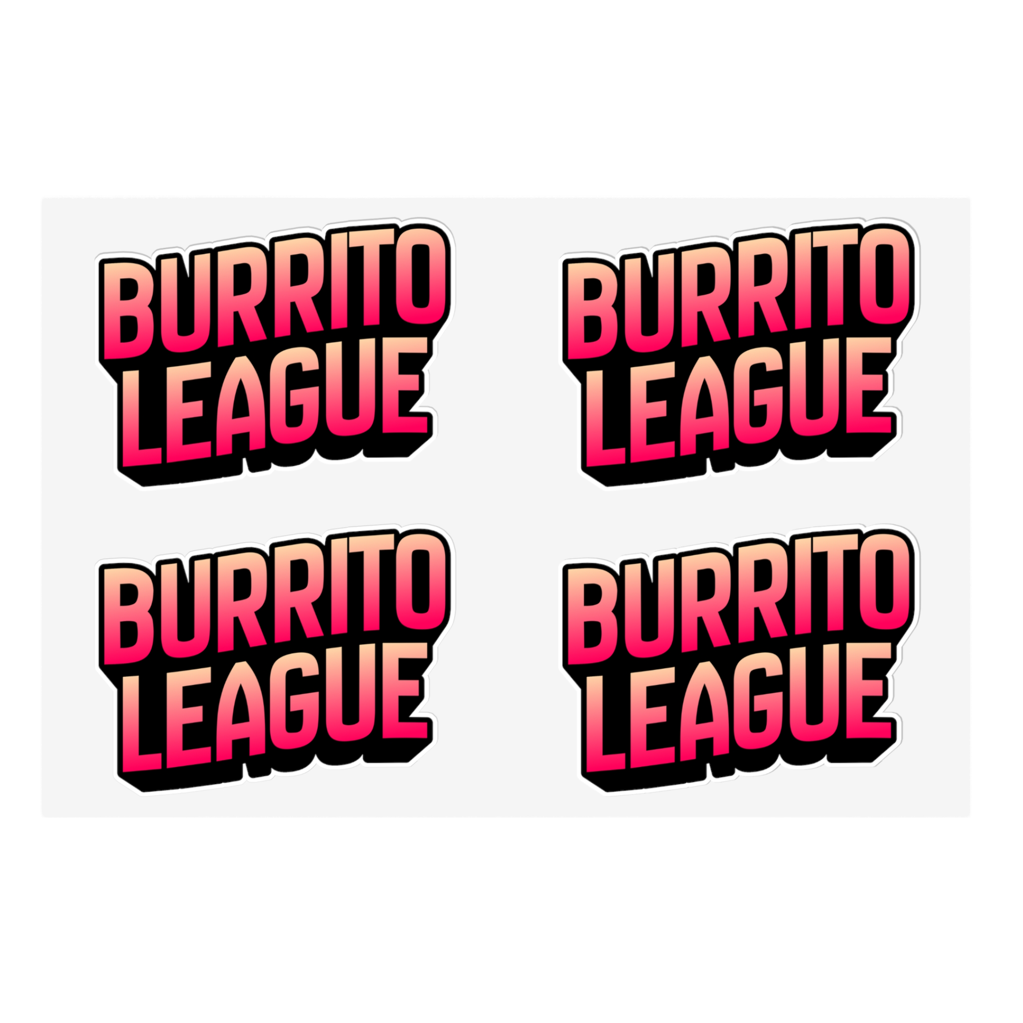 Burrito League Sticker Sheets