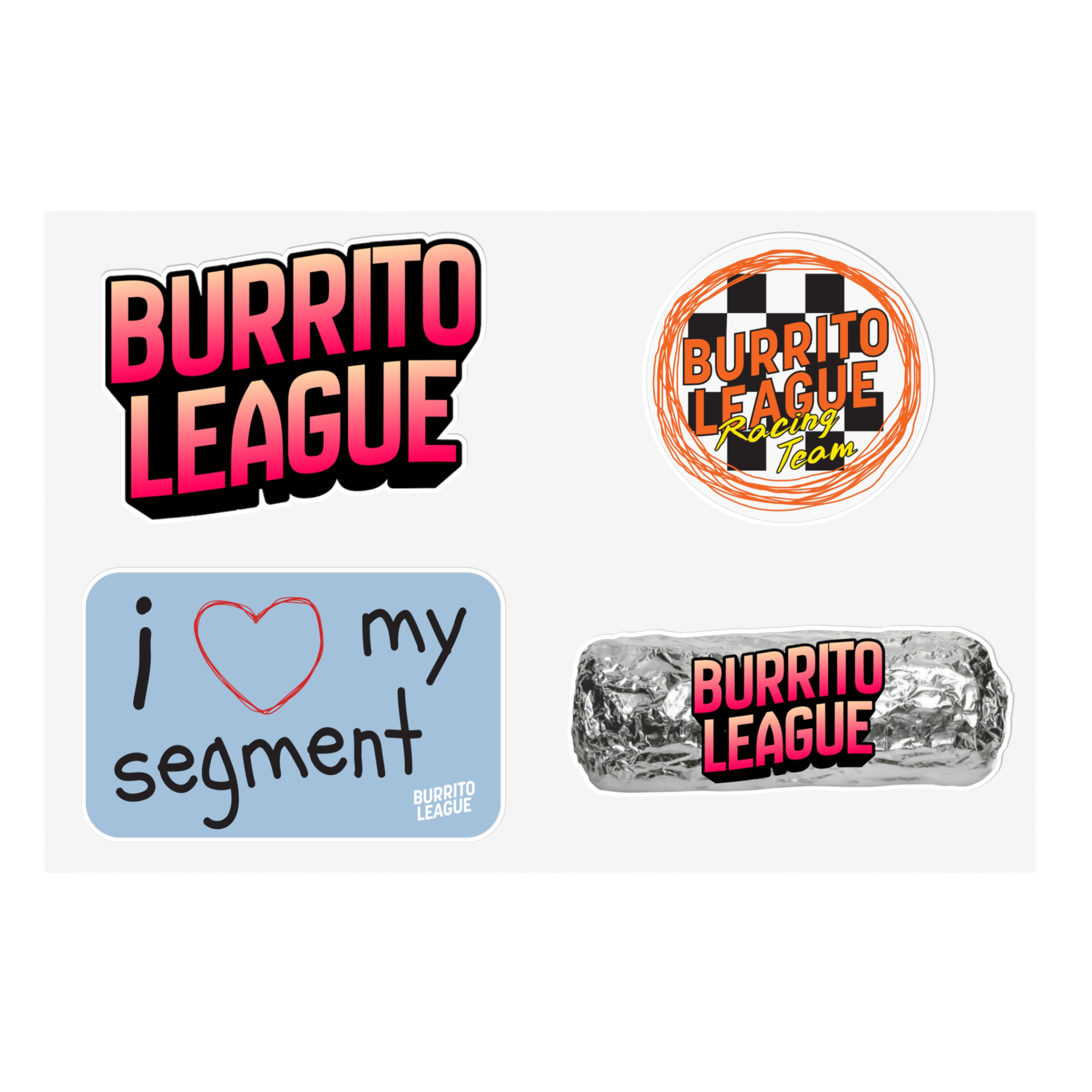 Burrito League Sticker Sheets