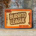 Personalized Burrito League Belt Buckle (MILES)