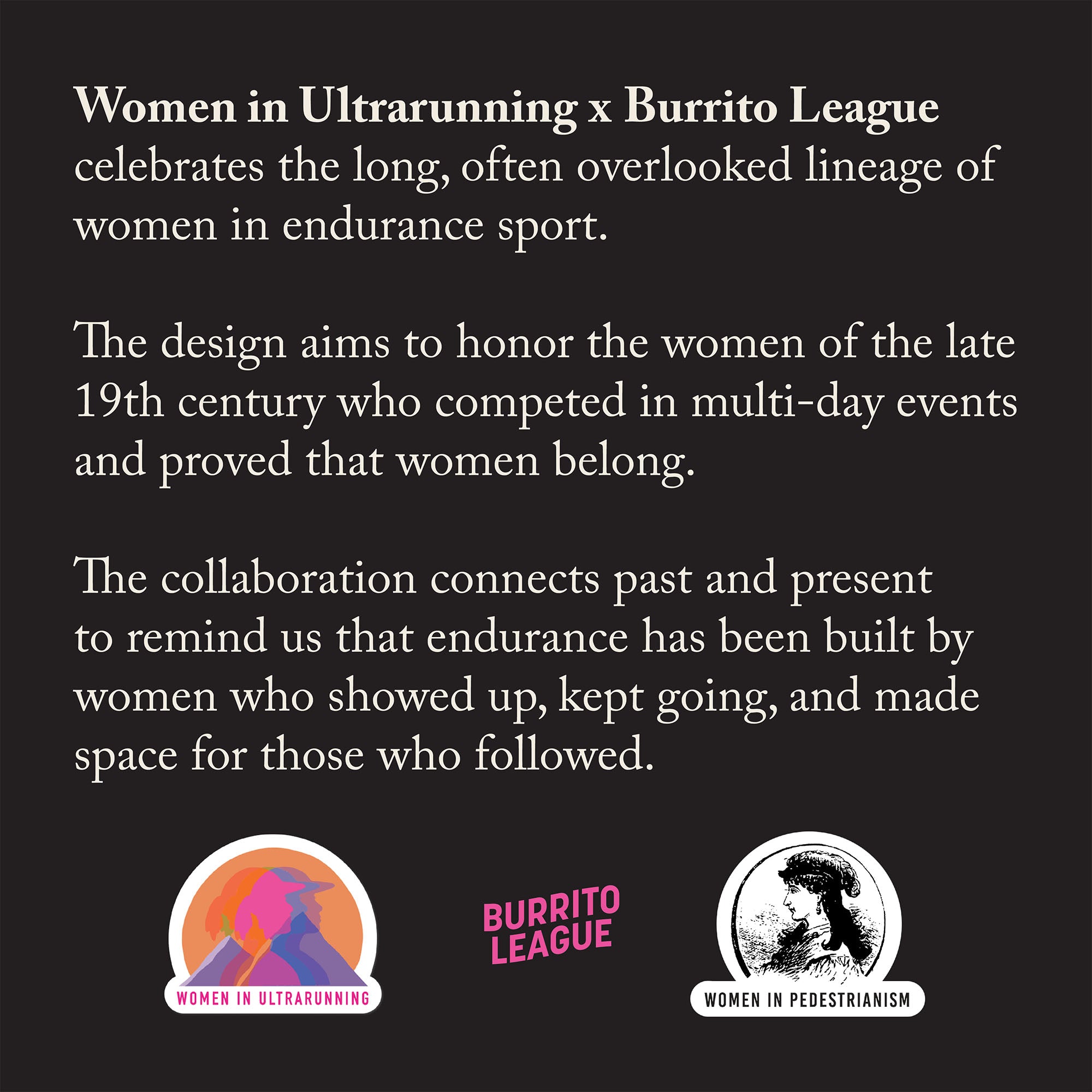 Women in Ultrarunning x Burrito League Unisex Garment-dyed Long Sleeve T-Shirt