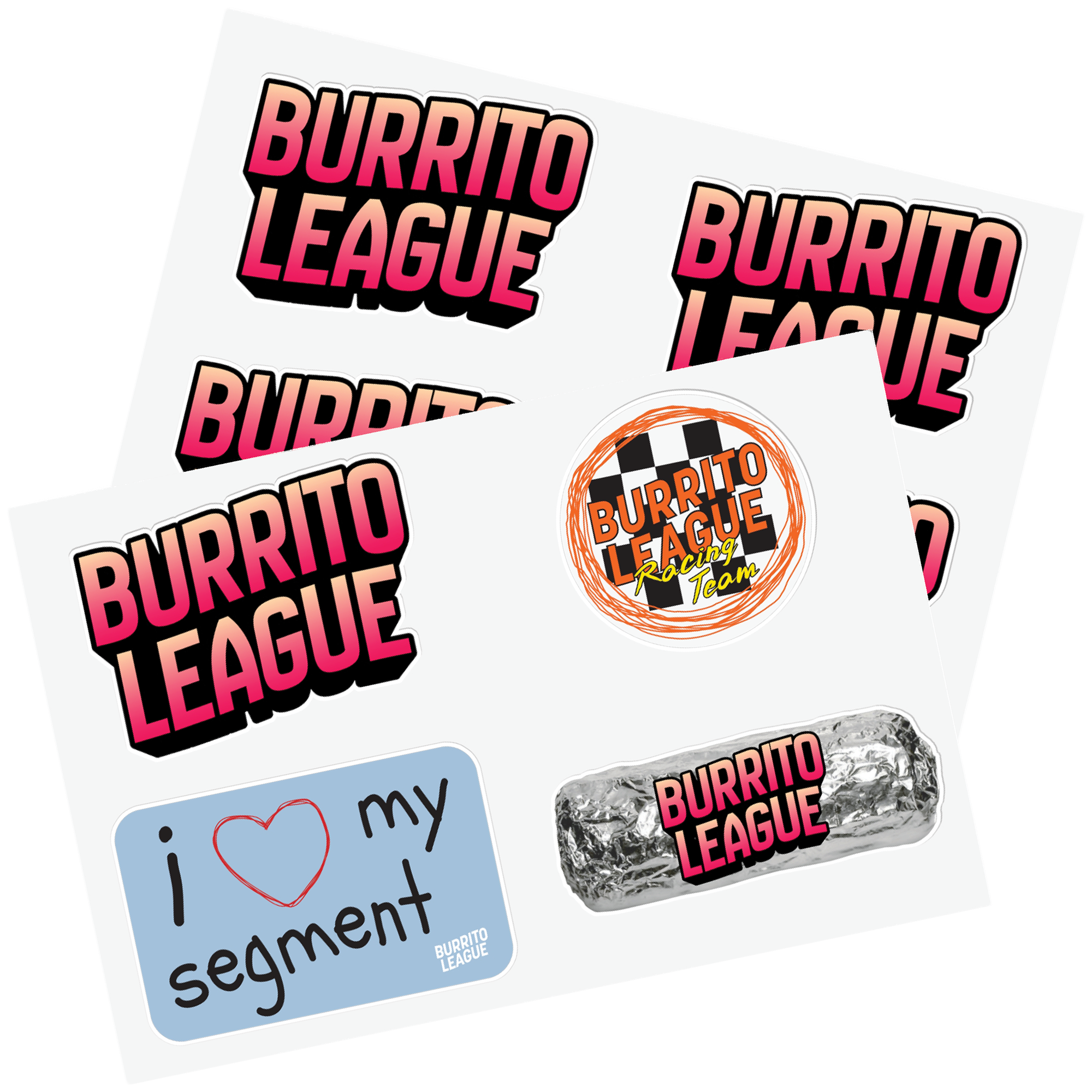 Burrito League Sticker Sheets
