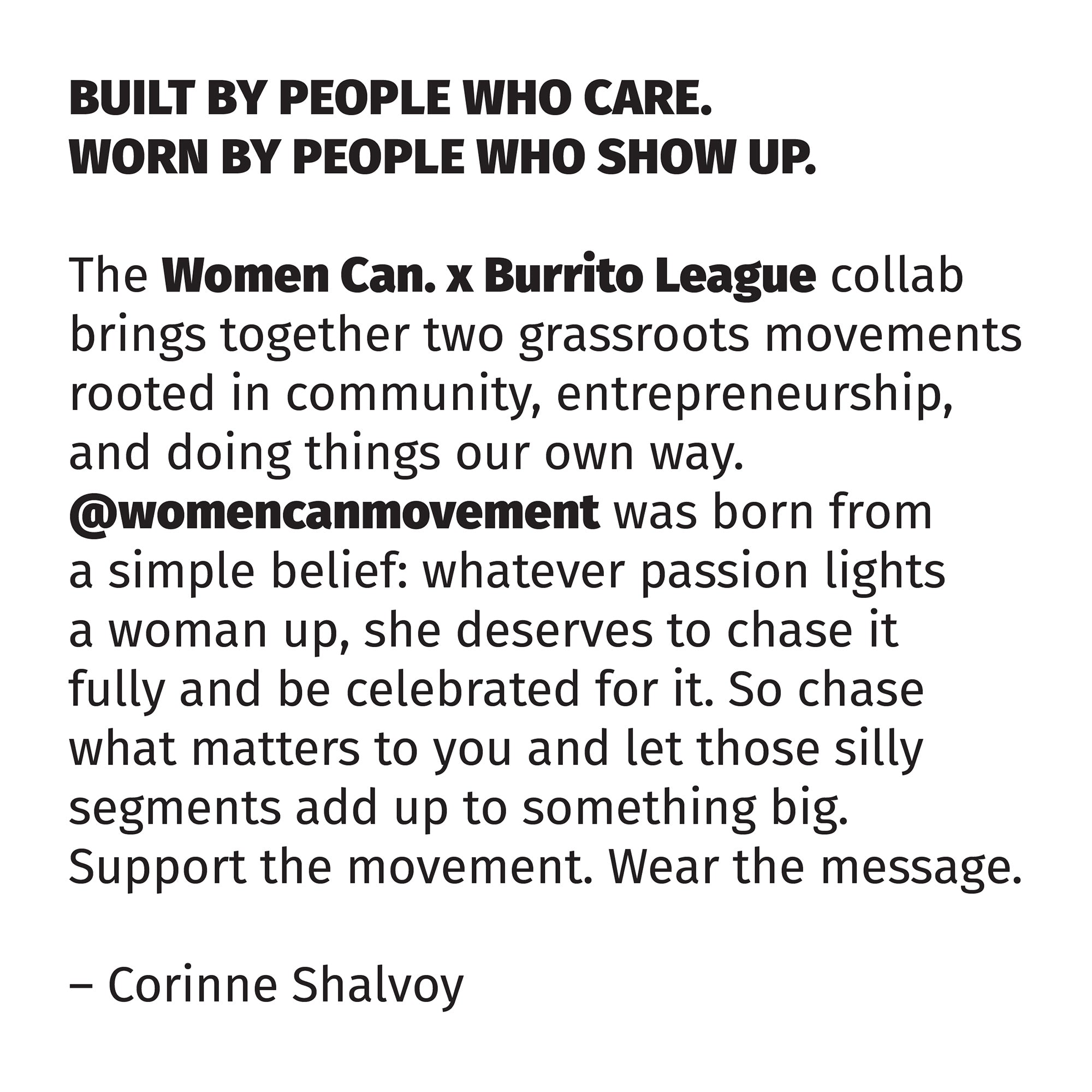 Women Can. x Burrito League Comfort Colors® Women's Boxy Tee