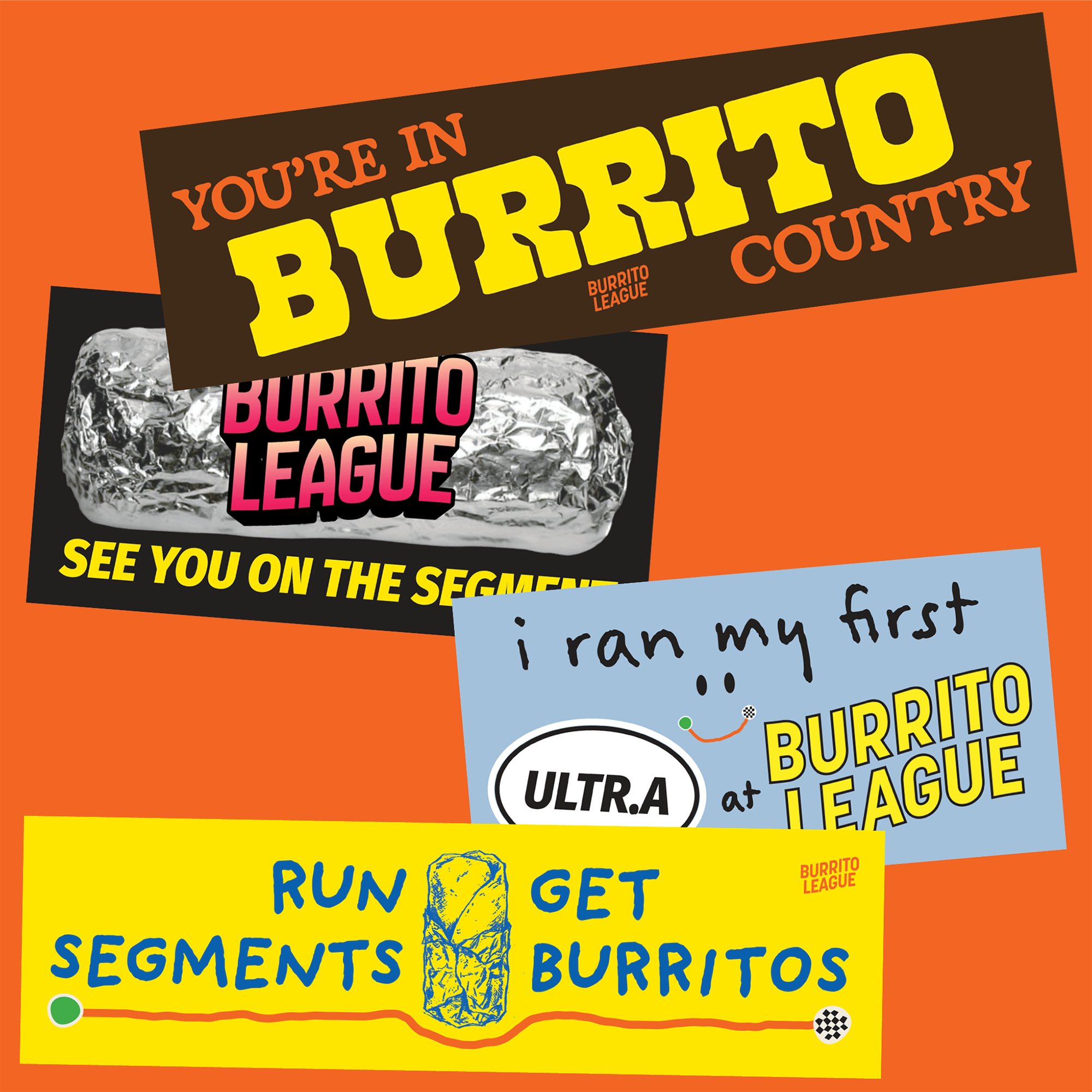 Burrito League Bumper Stickers