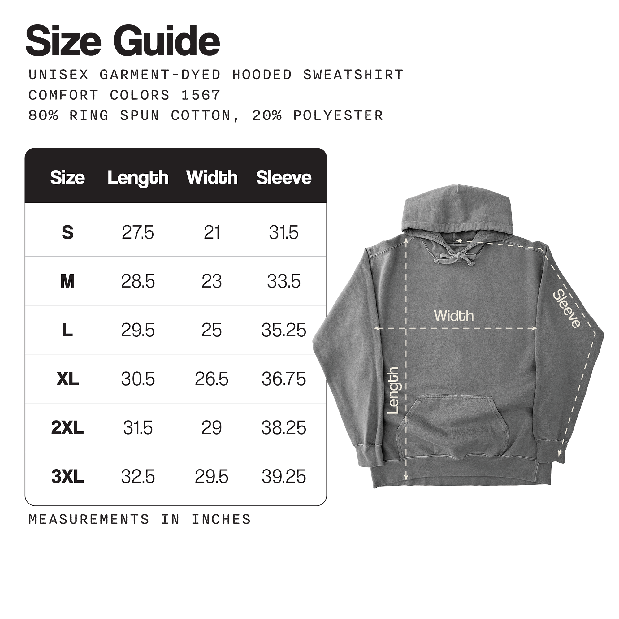 Comfort Colors® Garment-Dyed Hoodie